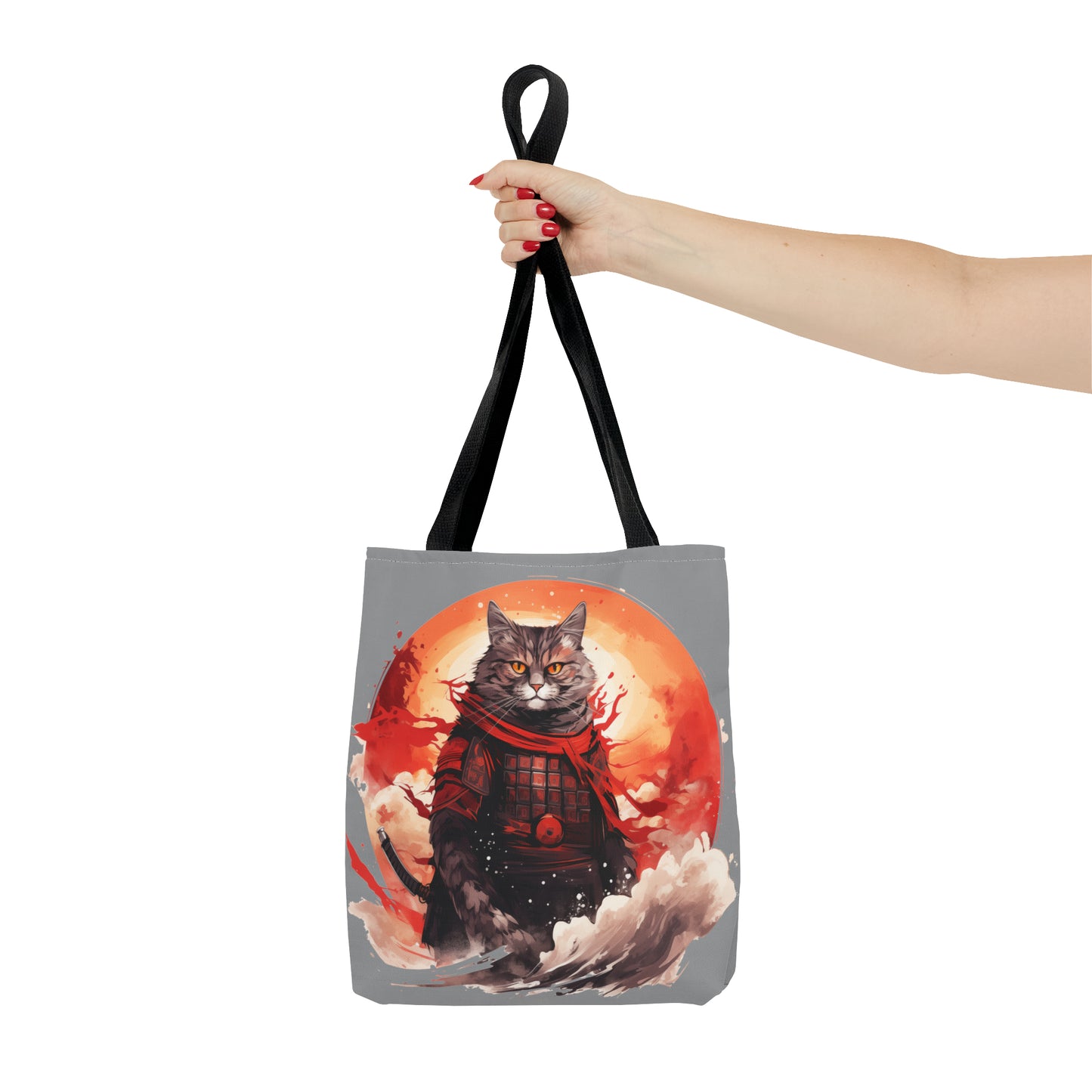 Samurai Cat Tote Bag