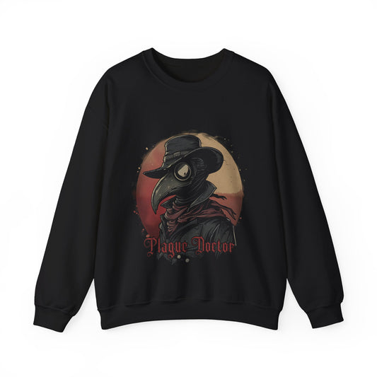 Vintage Plague Doctor Sweatshirt: Timeless Gothic Style Meets Modern Comfort