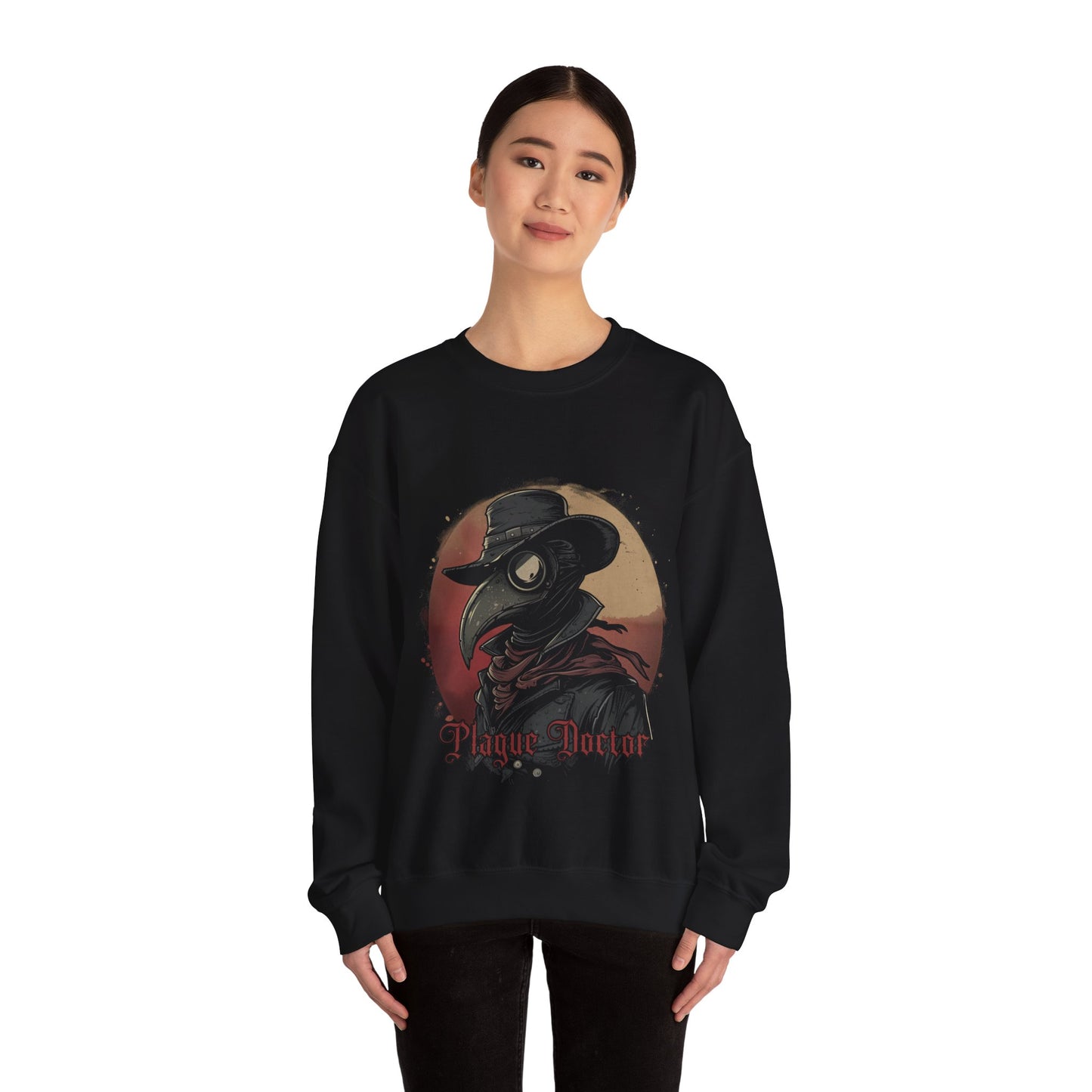 Vintage Plague Doctor Sweatshirt: Timeless Gothic Style Meets Modern Comfort