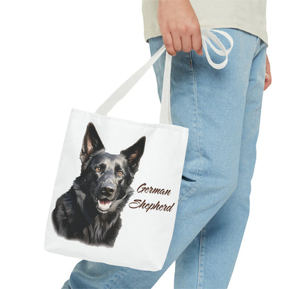 Black German Shepherd Tote Bag