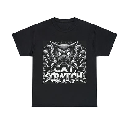 Cat Scratch Heavy Metal Band T-shirt