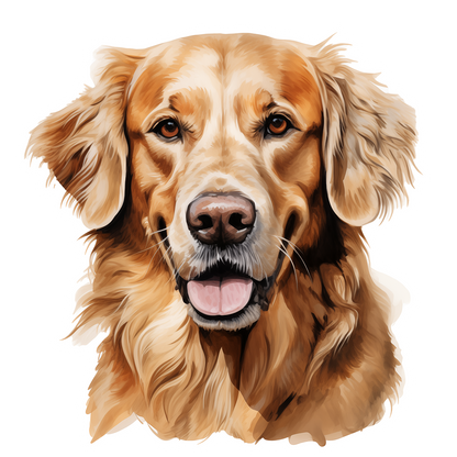 Golden Retriever Dog Sticker