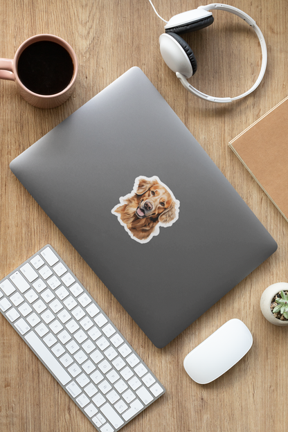 Golden Retriever Dog Sticker